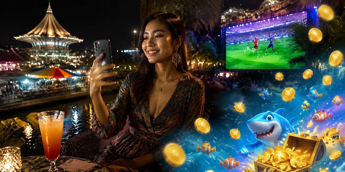 Pertaruhan bola sepak dalam talian di Kuching Sarawak dengan gaya tempatan