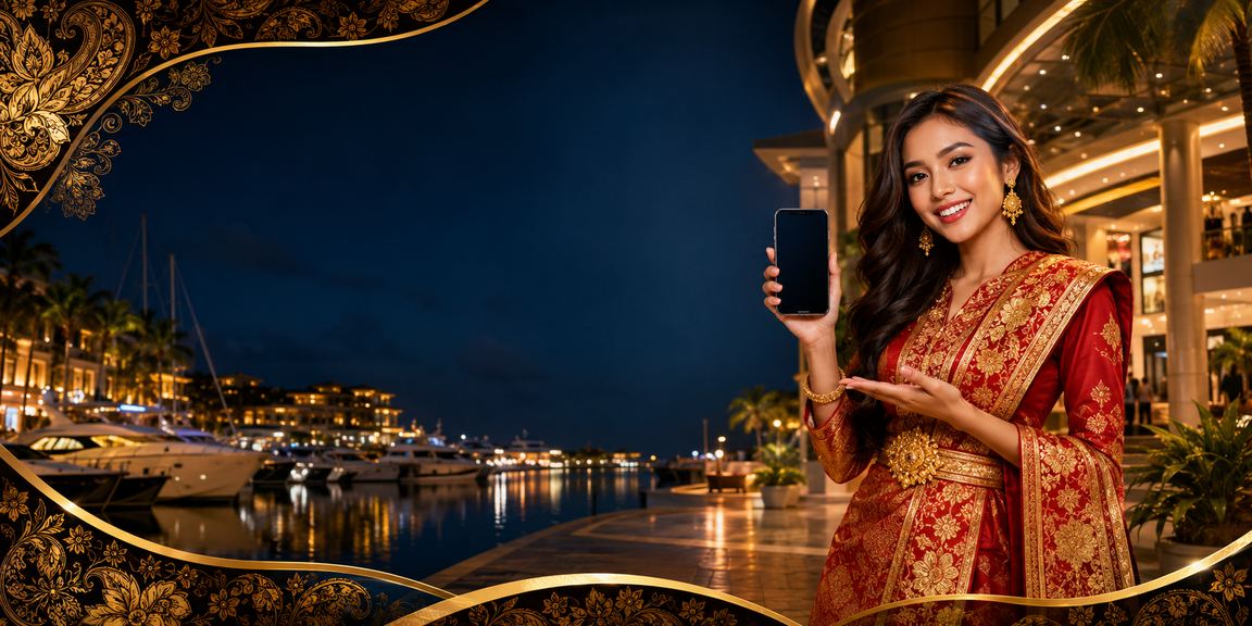 Bonus VIP eksklusif dengan corak batik Langkawi Malaysia yang mewah